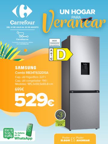 Catálogo Carrefour en Capdepera | Equipa Vivienda (Colchones, menaje hogar y cocina, bricolaje y electrodomésticos) | 21/7/2022 - 22/8/2022