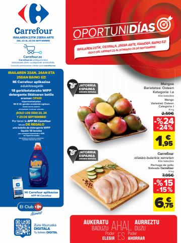 Ofertas de Hiper-Supermercados en Bilbao | OPORTUNIDÍAS de Carrefour | 23/9/2022 - 25/9/2022