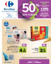 Oferta en la página 23 del catálogo 2ªud. Al  -70% (Alimentación, Droguería, Perfumería y comida de animales) + 50% QUE VUELVE (Alimentación) de Carrefour