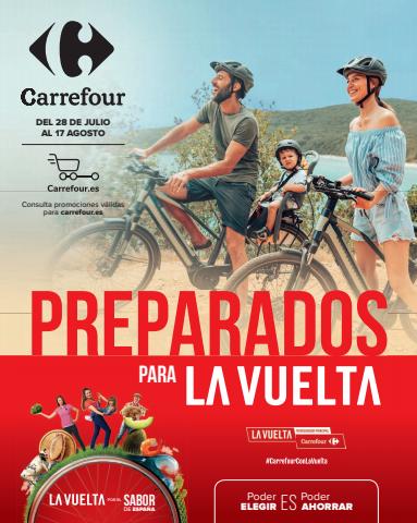 Ofertas de Deporte | Prepara La Vuelta Ciclista España (Deporte, bicicletas, accesorios, electrónica) de Carrefour | 28/7/2022 - 17/8/2022