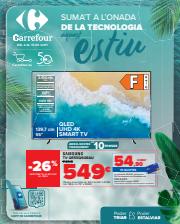 Oferta en la página 1 del catálogo ELECTRO VERANO I (Televisores, Tecnología, Gran y Pequeño Aparato electrónico) de Carrefour