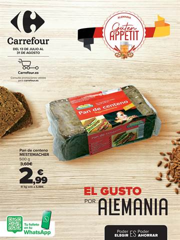 Ofertas de Hiper-Supermercados en Capdepera | Surtido Alemán, Inglés, Francés de Carrefour | 13/7/2022 - 31/8/2022