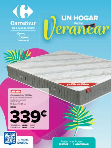 Catálogo Carrefour en Santa Cruz de Tenerife | Equipa Vivienda II (Colchones, menaje hogar y cocina, bricolaje y electrodomésticos) | 9/8/2022 - 22/8/2022