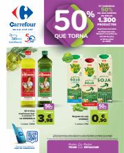 Ofertas de Hiper-Supermercados en Gava | 50% QUE VUELVE (Alimentación) + 2ªud. Al  -50% (Alimentación, Drogueria, Perfumeria y comida de animales) de Carrefour | 9/6/2023 - 21/6/2023