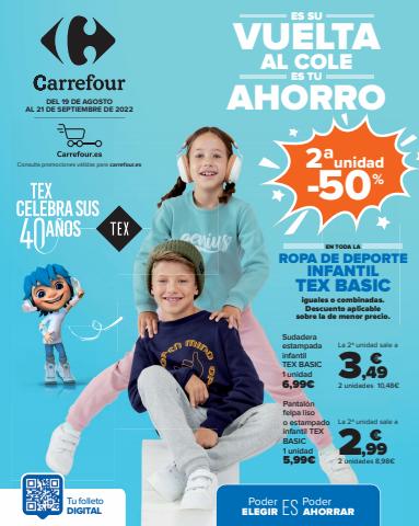 Catálogo Carrefour en Torrelavega | Vuelta al Cole | 19/8/2022 - 21/9/2022