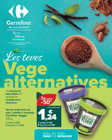 Catálogo Carrefour en Granollers | Vegano/Vegetariano | 12/8/2022 - 23/8/2022