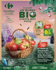 Oferta en la página 28 del catálogo BIO (Alimentación, Droguería/Perfumería, Cuidado del Hogar y Textil) de Carrefour
