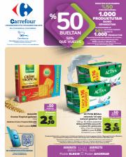 Oferta en la página 46 del catálogo 2ªud. Al  -70% (Alimentación, Droguería, Perfumería y comida de animales) + 50% QUE VUELVE (Alimentación) de Carrefour