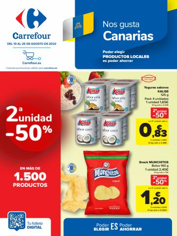 Catálogo Carrefour en Las Palmas de Gran Canaria | Regional Alimentación | 10/8/2022 - 25/8/2022