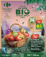 Oferta en la página 28 del catálogo BIO (Alimentación, Droguería/Perfumería, Cuidado del Hogar y Textil) de Carrefour