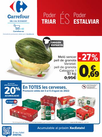 Catálogo Carrefour en Ametlla del Vallés | Mejores Ofertas (Alimentación, Bazar, Textil y Electrónica) | 3/8/2022 - 10/8/2022
