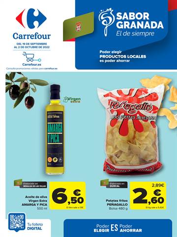 Catálogo Carrefour en Granada | Sabor Granada | 19/9/2022 - 2/10/2022