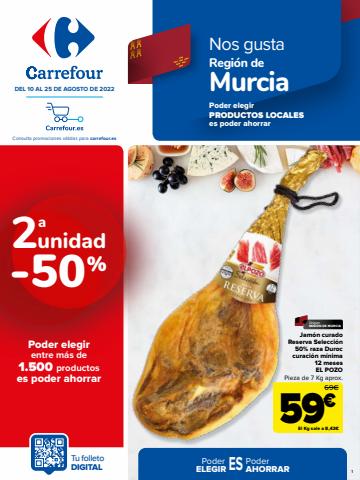 Catálogo Carrefour en Cabezo de Torres | Regional Alimentación | 10/8/2022 - 25/8/2022