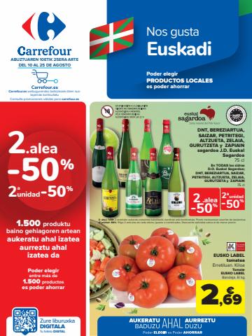 Ofertas de Hiper-Supermercados en Tolosa | Regional Alimentación de Carrefour | 10/8/2022 - 25/8/2022