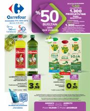 Oferta en la página 56 del catálogo 50% QUE VUELVE (Alimentación) + 2ªud. Al  -50% (Alimentación, Drogueria, Perfumeria y comida de animales) de Carrefour