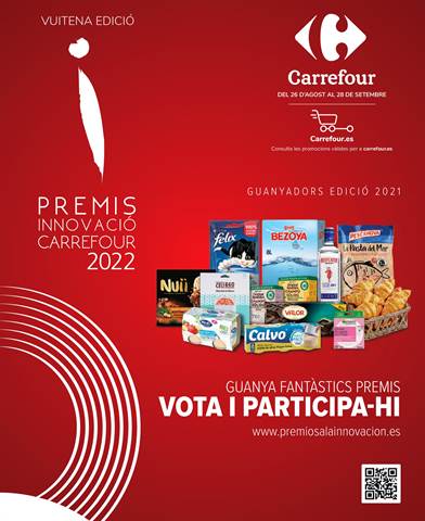 Ofertas de Hiper-Supermercados en Banyoles | INNOVACION (Alimentación, Drogueria, perfumería y Comida Animales) de Carrefour | 26/8/2022 - 28/9/2022