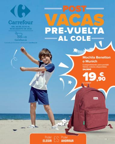 Catálogo Carrefour en Santa Cruz de Tenerife | Adelantate a la Vuelta al Cole (Tecnología, papelería, uniformes escolares) | 26/7/2022 - 18/8/2022