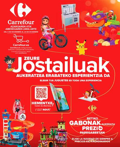 Ofertas de Juguetes y Bebés en Getxo | JUGUETES de Carrefour | 4/11/2022 - 24/12/2022