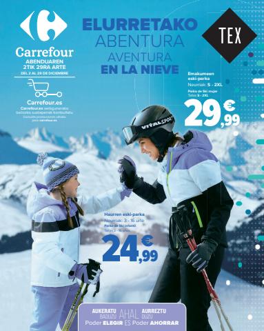 Ofertas de Deporte en Errenteria | ESPECIAL ESQUI (Ropa y complementos) de Carrefour | 2/12/2022 - 29/12/2022