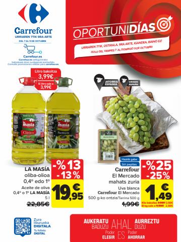 Catálogo Carrefour en Bilbao | OPORTUNIDÍAS | 7/10/2022 - 9/10/2022