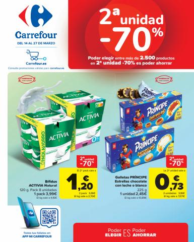 Catálogo Carrefour en Logroño | 2ªud. Al  -70% (Alimentación, Drogueria, Perfumeria y comida de animales) | 14/3/2023 - 27/3/2023