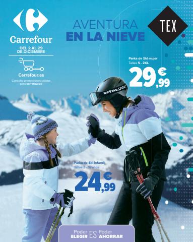 Ofertas de Deporte en Tarazona | ESPECIAL ESQUI (Ropa y complementos) de Carrefour | 2/12/2022 - 29/12/2022