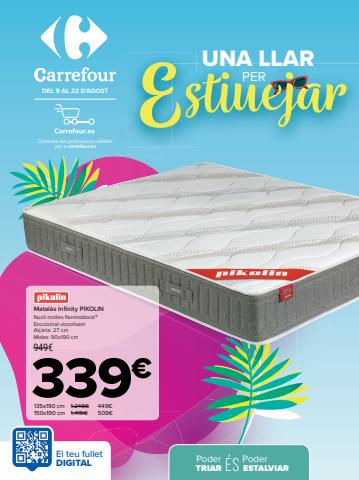 Catálogo Carrefour en Cornellà | Equipa Vivienda II (Colchones, menaje hogar y cocina, bricolaje y electrodomésticos) | 9/8/2022 - 22/8/2022