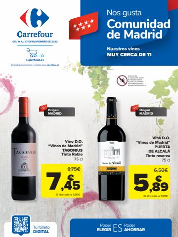 Catálogo Carrefour | ESPECIAL VINOS | 14/11/2022 - 27/11/2022