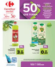 Catálogo Carrefour Market en Barcelona | 50% QUE VUELVE (Alimentación) + 2ªud. Al -50% (Alimentación, Drogueria, Perfumeria y comida de animales) | 9/6/2023 - 21/6/2023