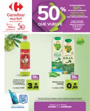 Catálogo Carrefour Market en Valladolid | 50% QUE VUELVE (Alimentación) + 2ªud. Al -50% (Alimentación, Drogueria, Perfumeria y comida de animales) | 9/6/2023 - 21/6/2023