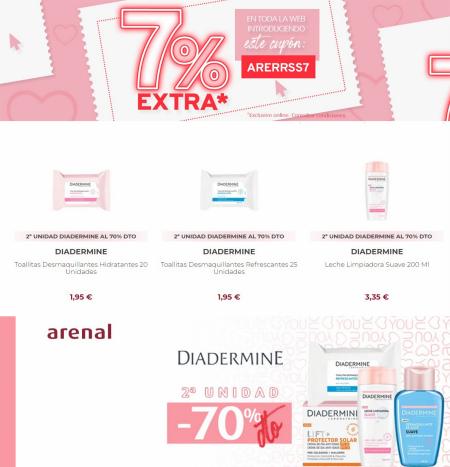 Catálogo Arenal Perfumerías en Ponferrada | -70% dto en Diadermine | 25/5/2022 - 7/6/2022