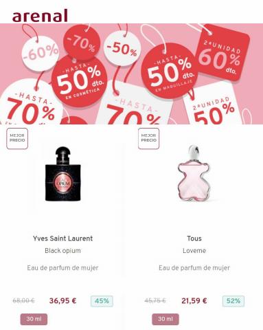 Catálogo Arenal Perfumerías en Viveiro | Especial rebajas | 27/1/2023 - 31/1/2023