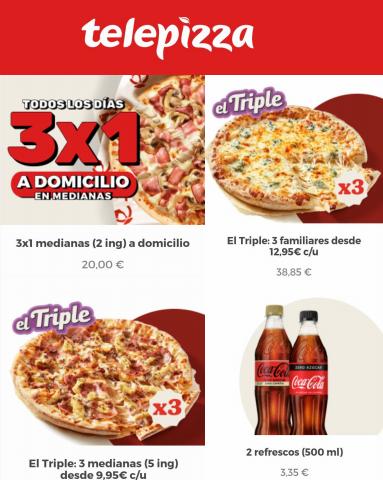 Catálogo Telepizza en Adeje | Ofertas especiales | 7/3/2023 - 31/3/2023