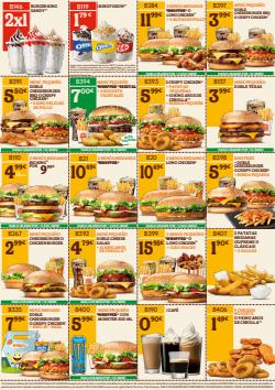Catálogo Burger King ( Más de un mes)