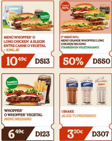 Catálogo Burger King en Leioa | Cupones descuento | 10/1/2023 - 31/1/2023