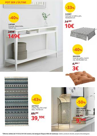 Catálogo IKEA en Tarragona | Pot ser l'últim! | 7/1/2023 - 31/1/2023
