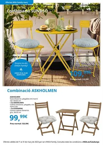 Catálogo IKEA en Barcelona | Ofertes per al bon temps | 1/3/2023 - 31/3/2023