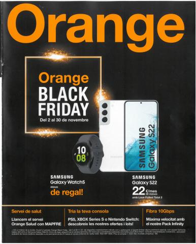 Catálogo Orange en Reus | Black Friday | 2/11/2022 - 30/11/2022