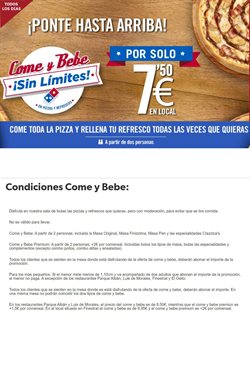 Domino S Pizza Malaga Avenida Velazquez 34 36 Ofertas Y Telefono