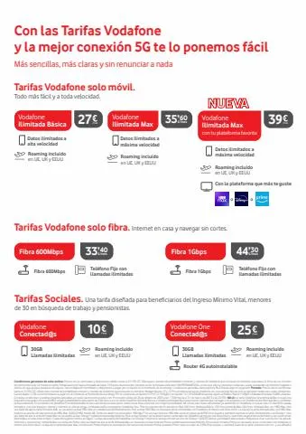 Catálogo Vodafone en Vigo | Ofertas especiales | 17/3/2023 - 31/3/2023