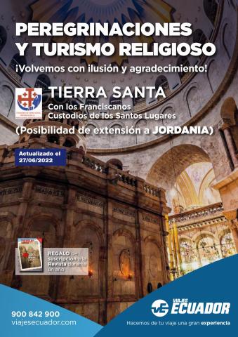 Catálogo Viajes Ecuador en Manises | Turismo religioso | 1/8/2022 - 31/12/2022