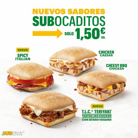 Catálogo Subway en Orihuela | Nuevos sabores | 10/5/2022 - 29/5/2022