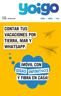 Ofertas de Yoigo en el folleto de Alcalá de Henares
