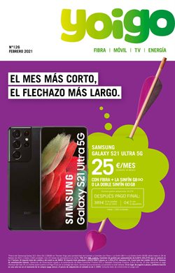 Catálogo Yoigo ( Caduca mañana)