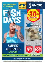 Ofertas de Hiper-Supermercados en Vilanova i la Geltru | Fish Days de La Sirena | 23/2/2023 - 22/3/2023
