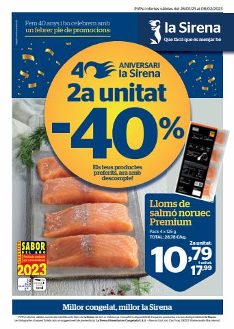 Catálogo La Sirena en Sant Boi | 2a unitat -40% | 26/1/2023 - 8/2/2023