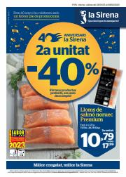 Ofertas de Hiper-Supermercados en Mollet del Vallès | 2a unitat -40% de La Sirena | 26/1/2023 - 8/2/2023