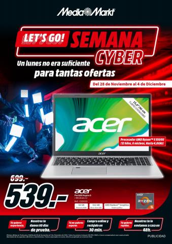 Ofertas de Informática y Electrónica en Parla | Semana cyber de Media Markt | 29/11/2022 - 4/12/2022