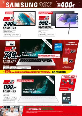 Catálogo Media Markt en San Fernando | Samsung Days Ahorra hasta-400€ | 26/1/2023 - 6/2/2023