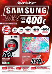 Catálogo Media Markt en Las Palmas de Gran Canaria | Samsung Days Ahorra hasta-400€ | 26/1/2023 - 6/2/2023